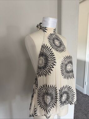 Billabong halter top cream and black
